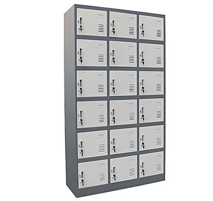 Eighteen doors personal lockers in IMT Manesar