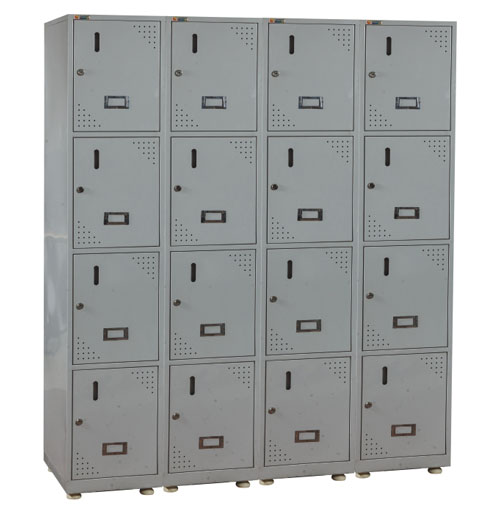 Sixteen doors Staff Lockers manufacturer in IMT Manesar Gurgaon